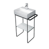 Duravit DuraSquare Стеклянная полка в Металлическая консоль для раковины 073245, White 99668300