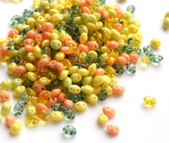 Бисер Twin Микс №32 желто-салатовый