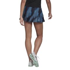 Юбка теннисная Adidas Tennis Printed Match Skirt Primeblue W - sonic aqua