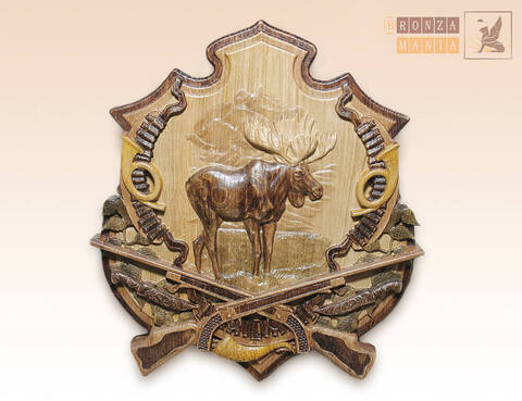 панно настенное для шампуров Лось