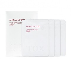 Miracletox Маска для лица тканевая - Turnover Unit, 30 г * 4 шт