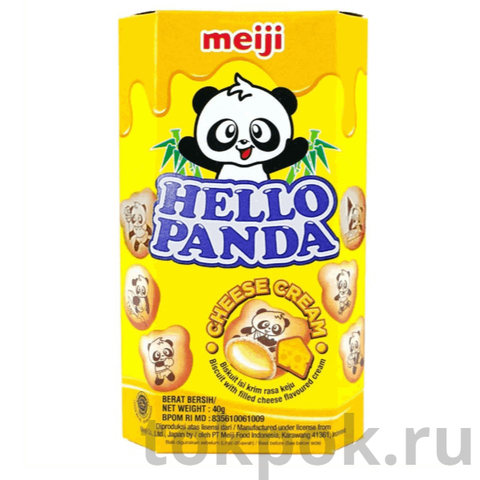 Печенье с cырной начинкой Meiji Hello Panda, 40 гр.