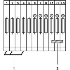 UK 5-HESILED 24-Клеммы для установки предохранителей