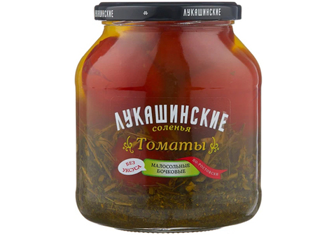 Томаты малосольные по-ростовски "Лукашинские", 670г