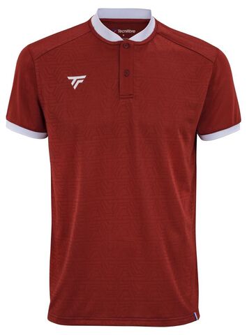 Теннисное поло Tecnifibre Team Mesh Polo - cardinal