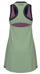 Теннисное платье Head Play Tech Dress - cyclame/celery green