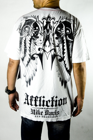 Affliction | Футболка мужская Mike Davis Signature Series A575 спина