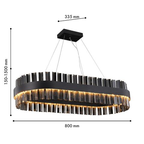 Подвесная светодиодная люстра Favourite Marquis 4262-8P
