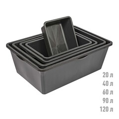62-2-120 Таз строительный прямоугольный, 20л (РемоКолор)