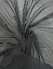 Сетка трикотажная, ш. 160 см, 100 гр., чёрный