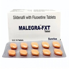 Препарат для усиления эрекции и продления полового акта Malegra FXT (10 таб.)