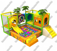 Детский игровой лабиринт "Под пальмами"