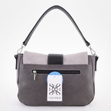 Сумка Саломея 460 мульти итальянский серо-черный