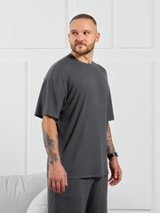 Фуфайка (футболка) мужская  Алессандро-1 Виотекс ГРАФИТОВЫЙ