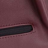 Сумка Саломея 362 гладкий бордо + черный