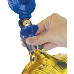 Насадка с нажимным клапаном и с редуктором для гибкой связи Bubble