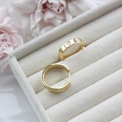 Швензы 20 мм с французским замком, позолота, Ш113