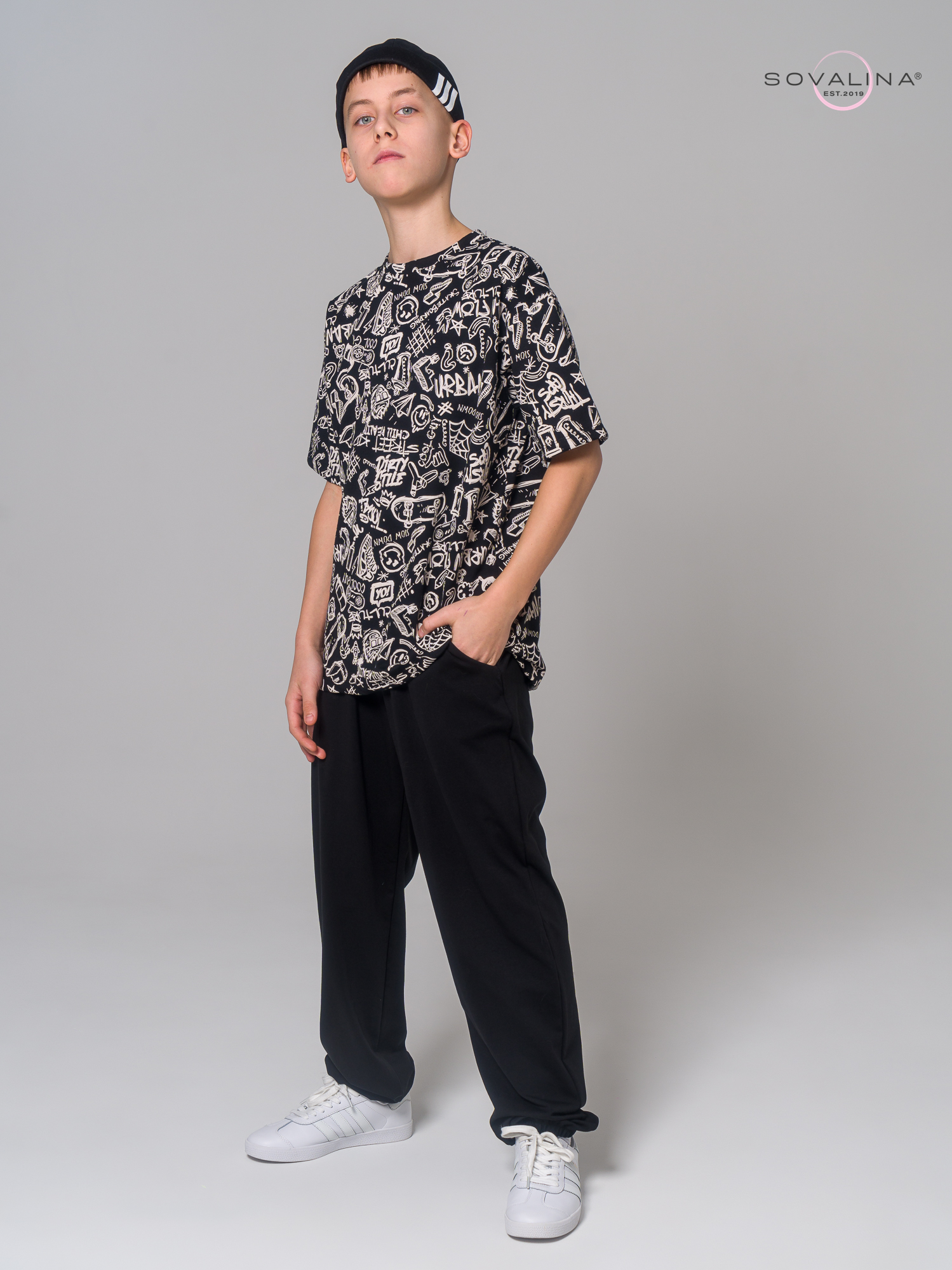 Костюм Daily men скейты-черный