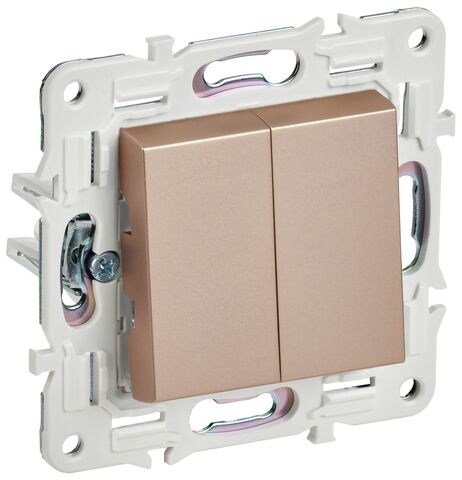 SKANDY Выключ. 2-кл. 10А SK-V04Sa песоч. IEK