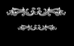 Силиконовый молд № 105 Орнамент большой + малый в подарок