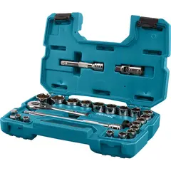 Набор ключей и головок, 23 предмета, 1/2" Makita B-65589