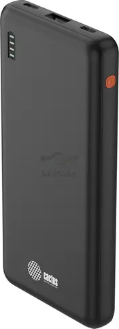 Мобильный аккумулятор Cactus CS-PBFSAA-10000_MAK 10000mAh 4.5A USB-A, 2xUSB-C черный