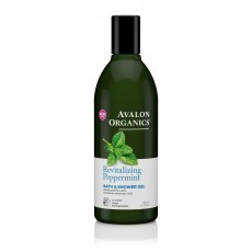 Avalon Organics Bath & Shower: Гель для ванны и душа с маслом мяты (Peppermint Bath & Shower Gel), 355мл