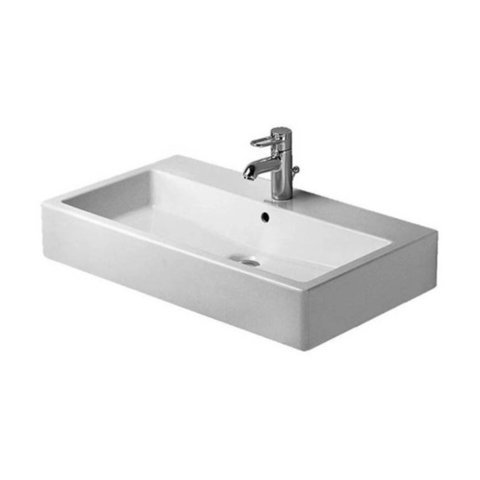Duravit Vero Раковина Умывальник шлифованный без перелива, с 1 отв. под смес., включая крепление, 700x470мм, Цвет: Белый 454700071