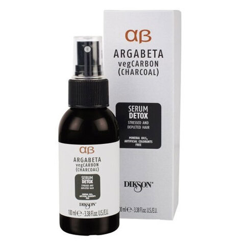 Dikson Argabeta VegCarbon Serum Detox - Сыворотка-детокс с растительным углем, маслами лаванды и иланг-иланга для волос подверженных стрессу