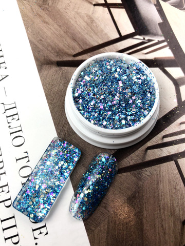 Глиттер CONFETTY Blue