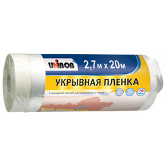 Unibob Пленка укрывная с малярной лентой 49694, 2,7 х 20 м