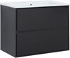 Aquanet 316703 Тумба Милан 85 Черный глянец (316703)
