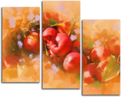 Модульная картина "Яблочное утро"
