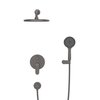 Cezares STYLUS-DSET-IN STYLUS-DSET-IN Душевой комплект встраиваемый (смеситель встраиваемый, верхний душ, ручной душ со шлангом, штуцер с держателем), сатин