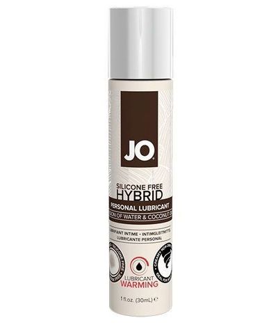 Водно-масляный лубрикант с разогревающим эффектом JO Silicone Free Hybrid Lubricant WARMING  - 30 мл. - System JO JO Silicone free Hybrid JO10556