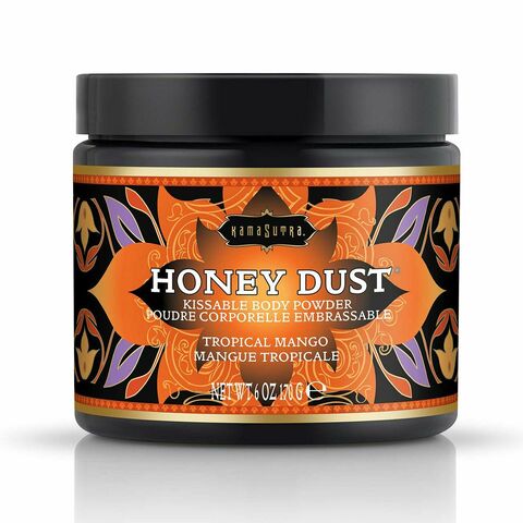 Пудра для тела Honey Dust Body Powder с ароматом манго - 170 гр. - Kama Sutra KS12015