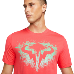 Теннисная футболка Nike Dri-Fit Rafa Tennis T-Shirt - ember glow