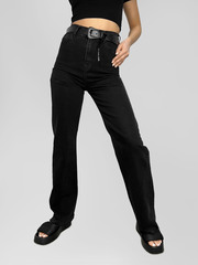 Джинсы Replus Jeans 2074 однотонные трубы с черным ремнем в комплекте