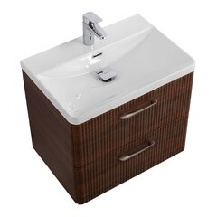 BelBagno DUE-500-2C-SO-NOCE-P DUE База под раковину подвесная с двумя выкатными ящиками, Noce, 500x422x500, DUE-500-2C-SO-NOCE-P фото