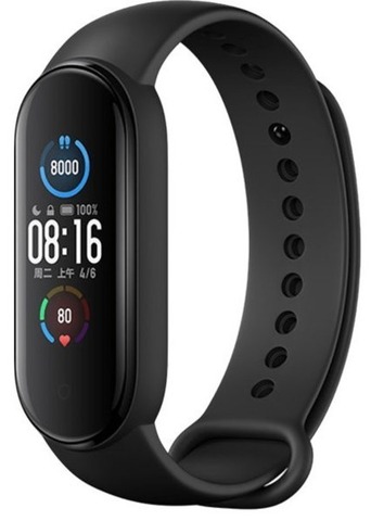 Умный браслет Xiaomi Mi Smart Band 5 (черный)