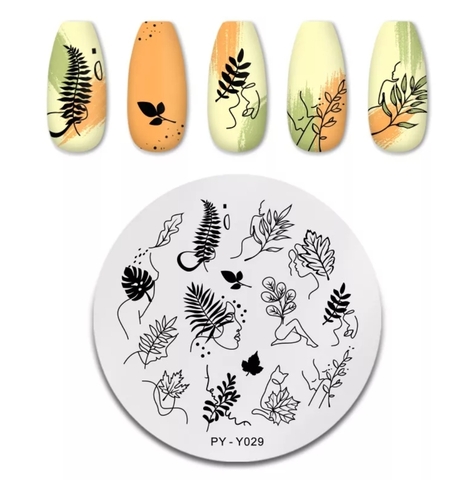 Пластина для стемпинга PictYou-Y029