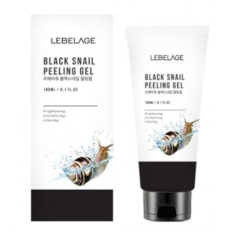 Lebelage Black Snail Peeling Gel - Гель отшелушивающий с муцином улитки