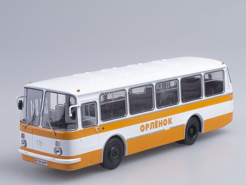 MODEL CARS Ikarus-280.64 planetary doors yellow Soviet Bus 1:43