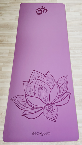 Каучуковый коврик для йоги Lotus Om 185*68*0,4 см