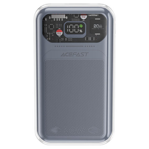 Внешний аккумулятор ACEFAST M2-20000 30W fast charging power bank, серый