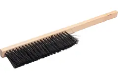 68033 Щетка-сметка , искусств . щетина ,деревянная ручка ,3-х рядная ,450 мм
