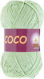 Пряжа Vita Coco 4314 светло-салатный