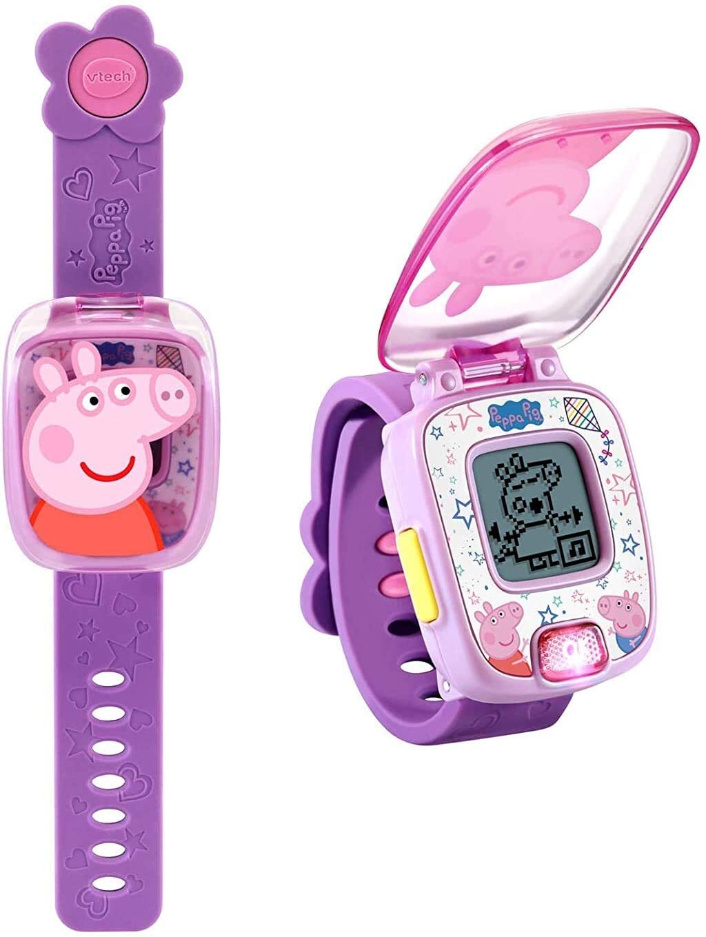 часы обучающие Свинка Пеппа: купить детские часы VTech Peppa Pig в интернет  магазине Toyszone.ru