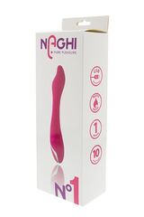 Розовый вибратор NAGHI NO.1 - 22 см. - 