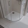 BelBagno TRAY-MR-UNO-R-80-550-35-W-CR Поддон из искусственного мрамора в комплекте с сифоном с декоративной накладкой (хром)
